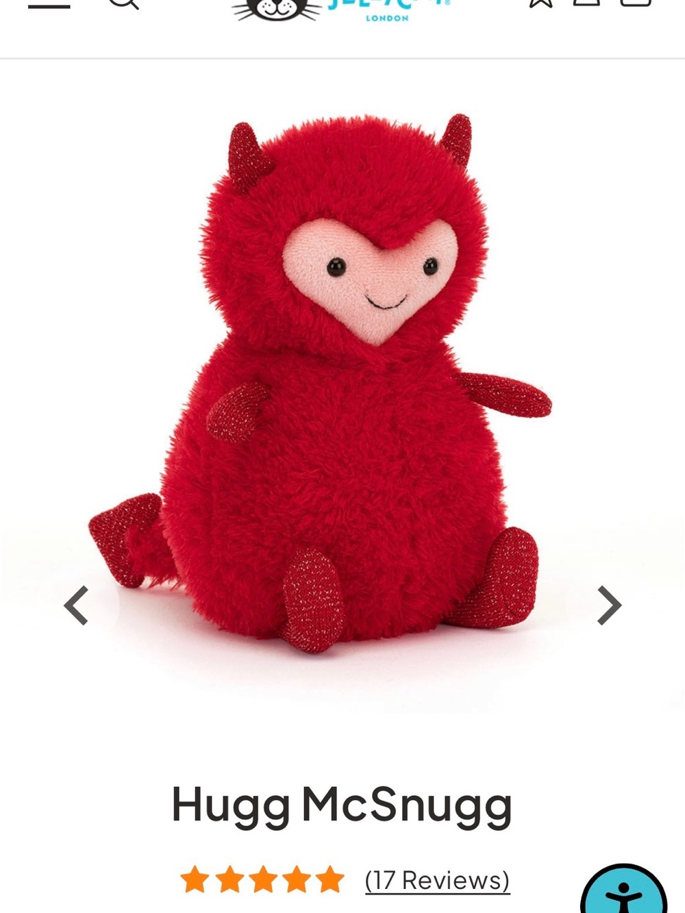 Jellycat my name is Hugg McSnugg (retired) - Picture 5 of 5
